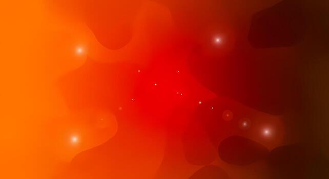 Vibrant Orange and Red Gradient with Soft Bokeh Lights Abstract Background photo