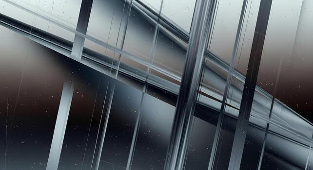 Abstract Geometric Structure with Reflected Light and Dust Particles Modern Background Design photo