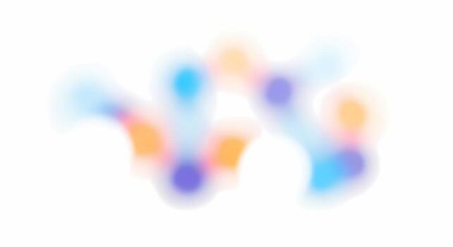 Abstract Gradient Blobs and Blurry Shapes Vibrant Light and Color Background photo