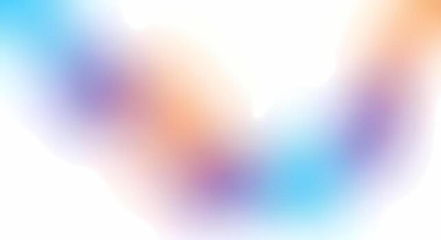 Abstract Gradient Swirl of Soft Pastel Colors on White Background Smooth Blend for Modern Design photo