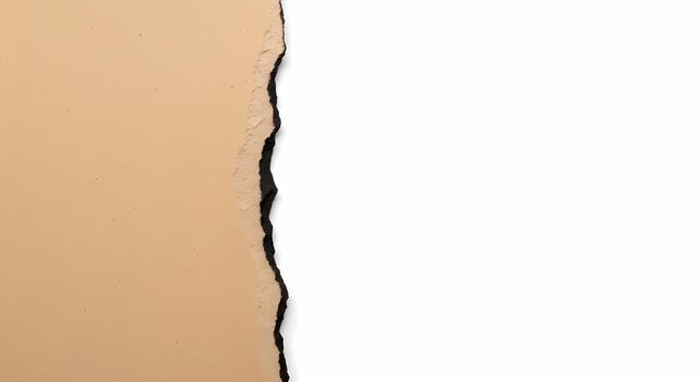 Abstract Background with Torn Paper Edge and Copy Space Texture Overlay Grunge Style photo