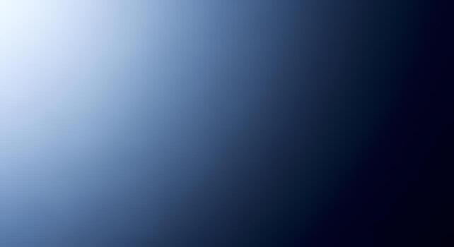 Abstract Smooth Gradient Background of Deep Blue to White Perfect for Design and Web photo