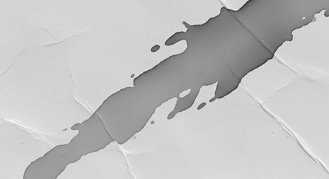 Abstract Gray Ink Splatter Texture on Textured Paper Background Dynamic Flow of Liquid Droplets Overlay photo