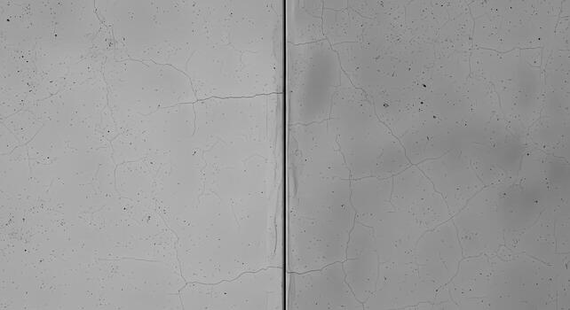 Close up Textured Gray Surface with Fine Web of Cracks and Speckles Abstract Background photo