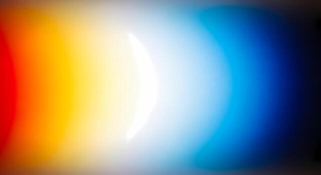 Abstract gradient of warm red to cool blue light streaks symbolizing spectrum or transition perfect for backgrounds and design elements photo