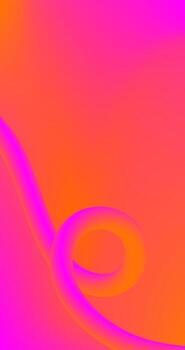 Orange Pink Abstract background with Curve Pipe lines Gradient illustration vector