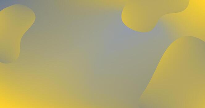 Gradient Fluid mesh abstract background Modern screen design in Green Yellow Gray for mobile app and web vector