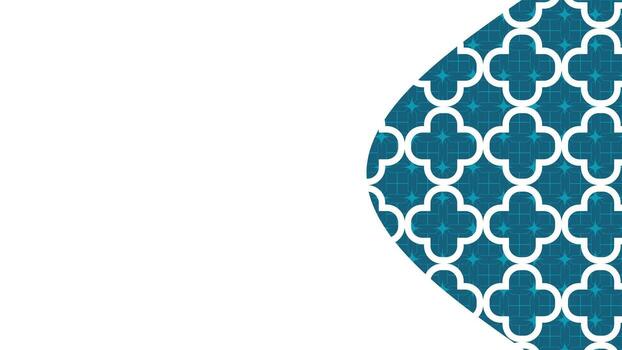 contemporáneo azul geométrico modelo con curvo resumen forma en blanco fondo, ideal para web diseño, moderno carteles, creativo marca, y elegante digital obra de arte temas vector