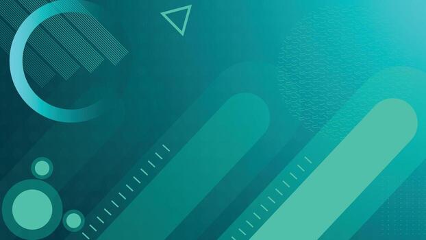 elegante verde azulado resumen geométrico antecedentes presentando círculos líneas y degradado formas con un moderno mínimo Mira Perfecto para negocio diseño carteles y digital temas vector