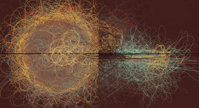 A computer generated image of a circular object photo