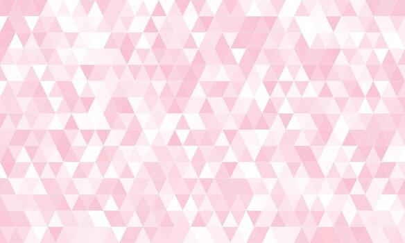 Abstract pink triangle pattern of geometric shapes. Geometric hipster triangular background, vector