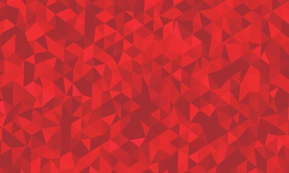 Abstract retro pattern of geometric shapes. Red mosaic backdrop. Geometric hipster triangular background vector
