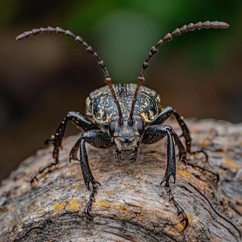 A bug with long antennae photo