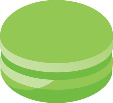 moderno verde en capas base de datos servidor icono vector