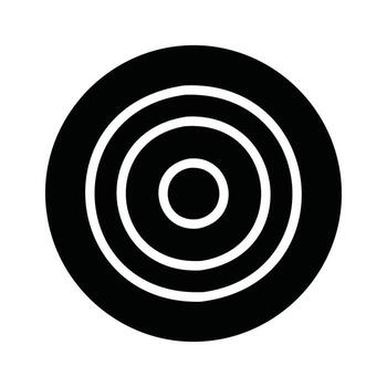 Concentric Circles Target bullseye symbol vector