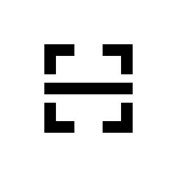 Minimal Scan Solid Graphic for Technology and Information Access vector