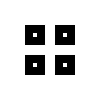 profesional qr sólido ilustración para aplicación y web diseño vector