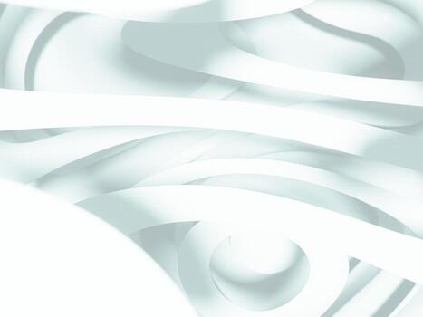 Elegant white abstract paper texture with soft, curved shapes and smooth gradients. photo