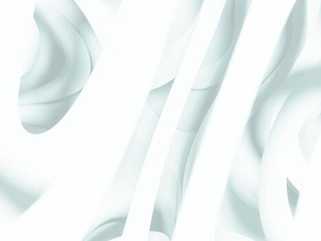 White abstract paper layers with curved lines and soft transitions, creating depth. photo