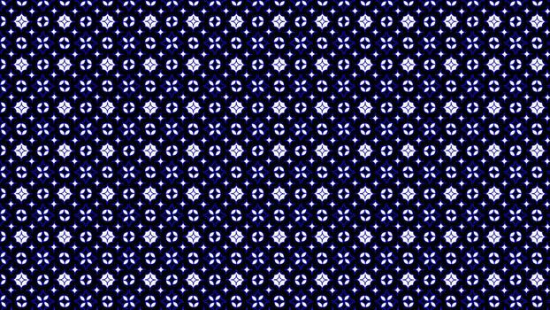 Abstract Pattern with Starbursts and Circles on Dark Backdrop vector