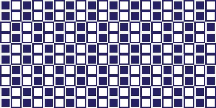 geométrico cuadrado modelo un moderno diseño con repitiendo azul y blanco bloques vector