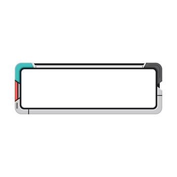 plano hud interfaz futurista cuadrado marco vector