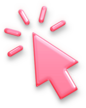 fofa 3d Rosa lustroso cursor ícone para local na rede Internet ligação png