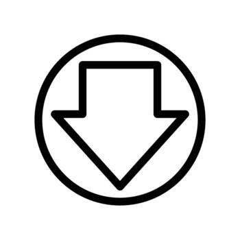Download icon common symbol used in user interfaces to represent the action of downloading a file or data from a remote source to a local device. vector