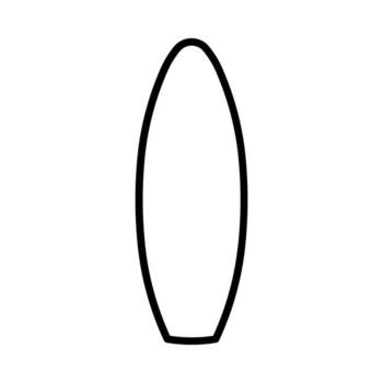 Surf board icon web design in vector