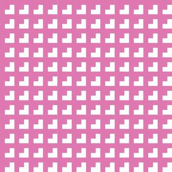 un rosado y blanco estampado imagen presentando un cuadrícula de alterno cuadrícula. vector