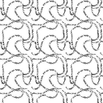 negro y blanco espiral modelo creando un dinámica, arremolinándose efecto a través de el imagen. vector