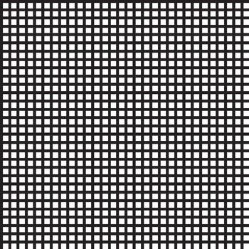 A grid pattern of small black squares arranged uniformly on a white background, creating a repetitive geometric design. vector