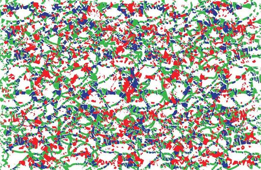 A vibrant pattern featuring swirls of red, green, and blue paint creating an abstract design. vector