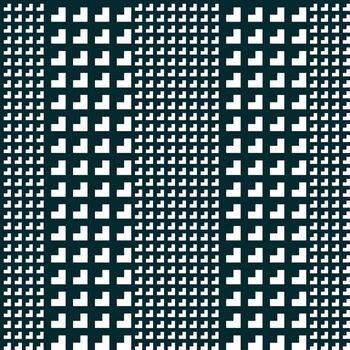 Black and white checkered pattern with alternating squares creating a classic geometric design. vector