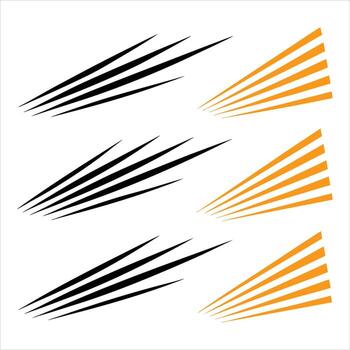 negro naranja agudo líneas resumen antecedentes vector