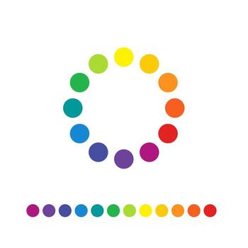 colores, cargando barras, vibrante ui elemento vector