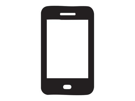 negro silueta de teléfono inteligente icono aislado en blanco antecedentes. concepto de tecnología, móvil comunicación, artilugio, aplicación interfaz, digital dispositivo, electrónica, diseño elemento vector