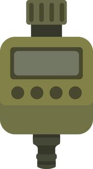 Irrigation timer controller with digital screen vector