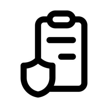 Privacy Guidelines professional icon for modern and creative cybersecurity and safety projects vector