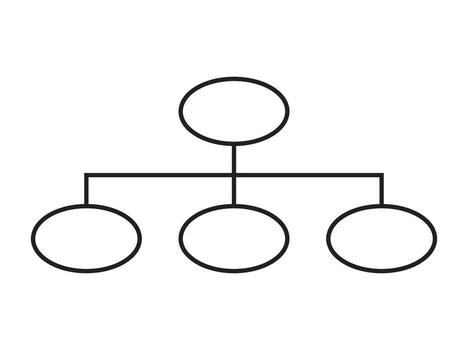 Hand Drawn Flowchart Line Hierarchy Business Infographic vector