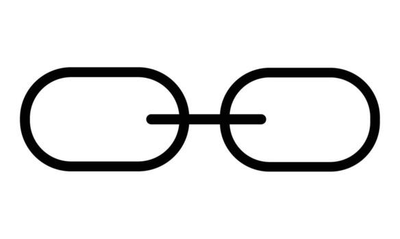 Interlinked A Simple and Elegant Illustration of a Chain Link Representing Connection Unity and Strength vector