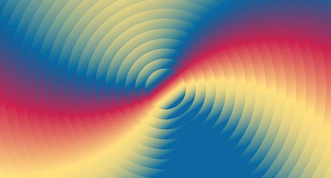 Abstract Circular Gradient Background with Geometric Pattern vector