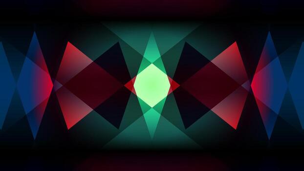 Dark abstract symmetrical diamond light pattern background vector