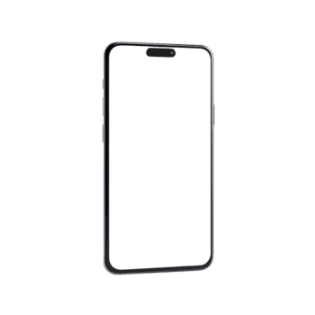 elegant ramlösa smartphone attrapp med tom skärm för app monter, hemsida design, eller ui presentation, redo för din kreativ projekt png