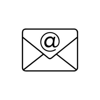 aislado sobre con a firmar símbolo negro línea icono en antecedentes vector