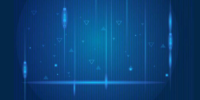 Dynamic Glowing Lines Modern Technology Concept Design vector