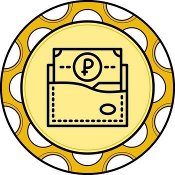 Ossetia Wallet Modern UI Graphic Feature vector