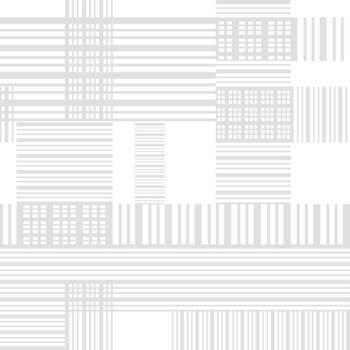 White abstract seamless pattern with irregular cross lines vector