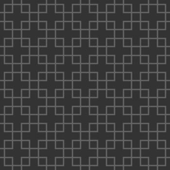 Geometric squares abstract seamless pattern. Monochrome dark tile background vector