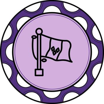 Flag St Vincent And The Grenadines Custom UI Art Layout vector